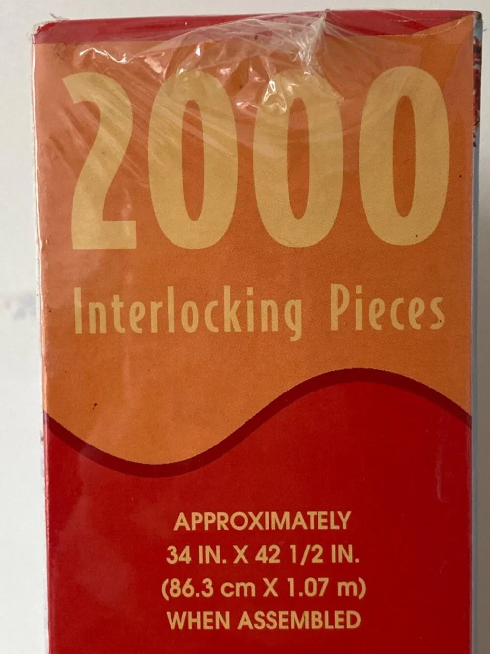 HALLMARK SPRINGBOK JIGSAW 2000 PCS PUZZLE FALL FOLIAGE TREES LAKE SEALED NIB